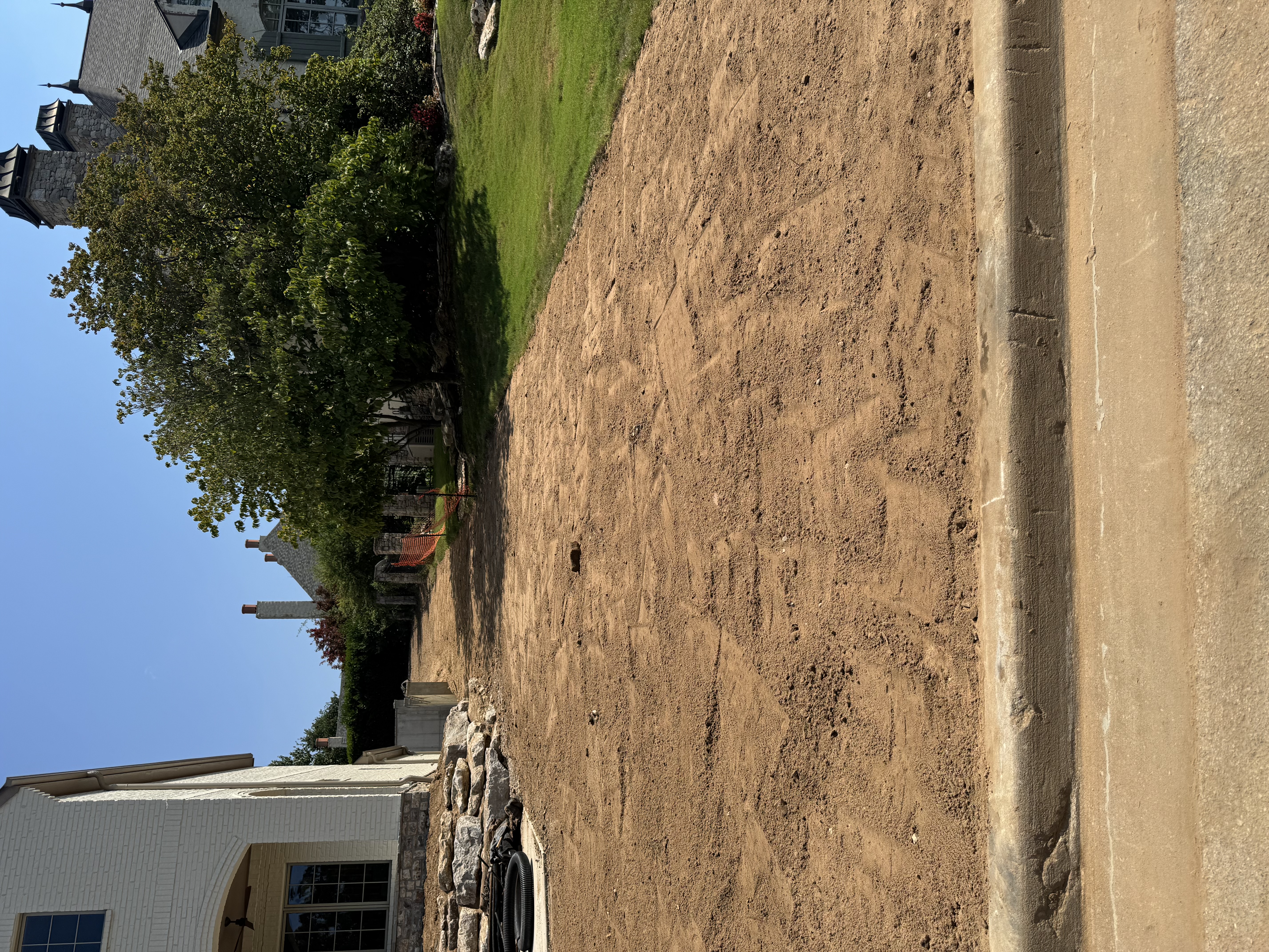 Grading and excavation example