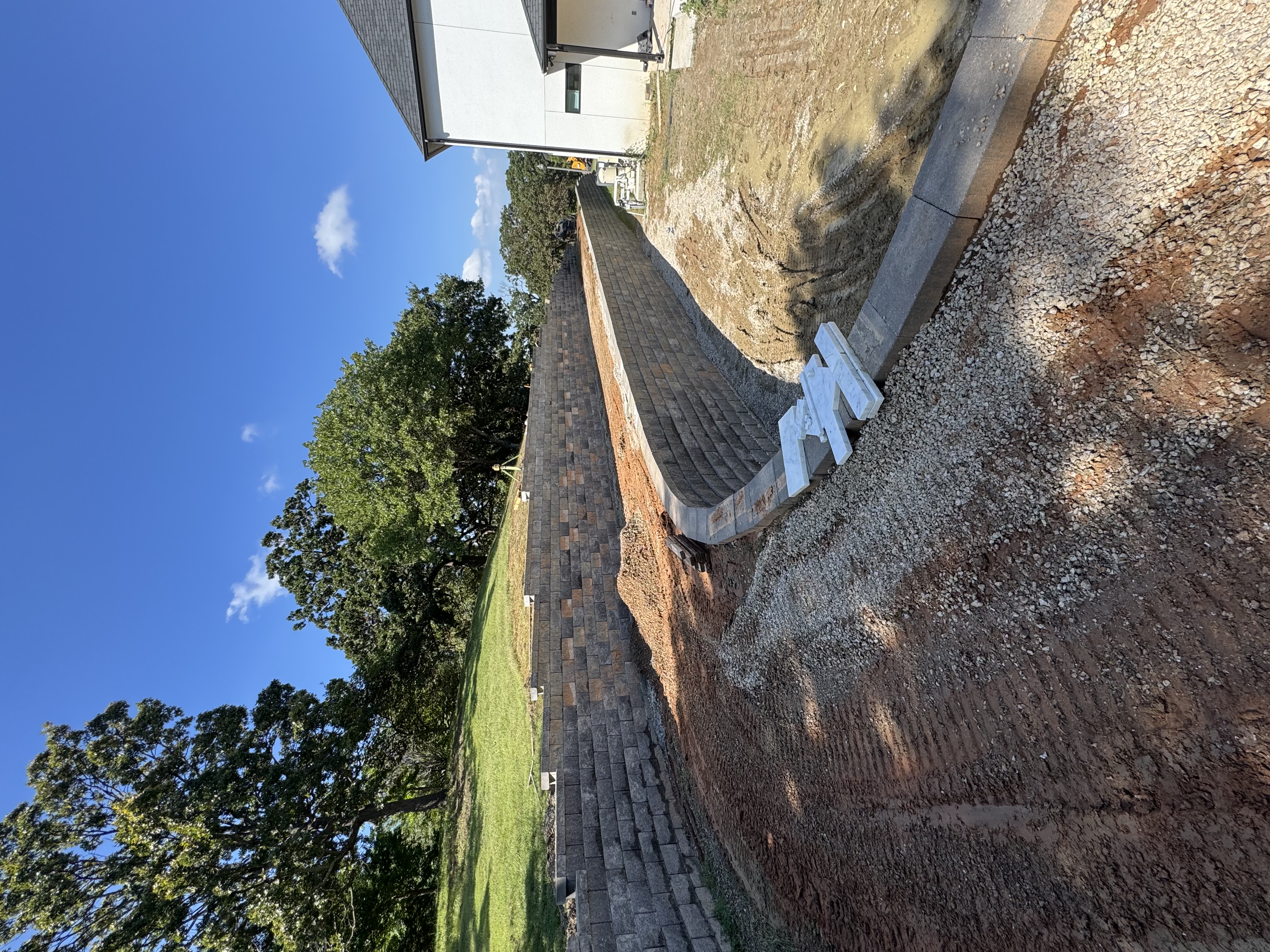 Retaining wall photo 1